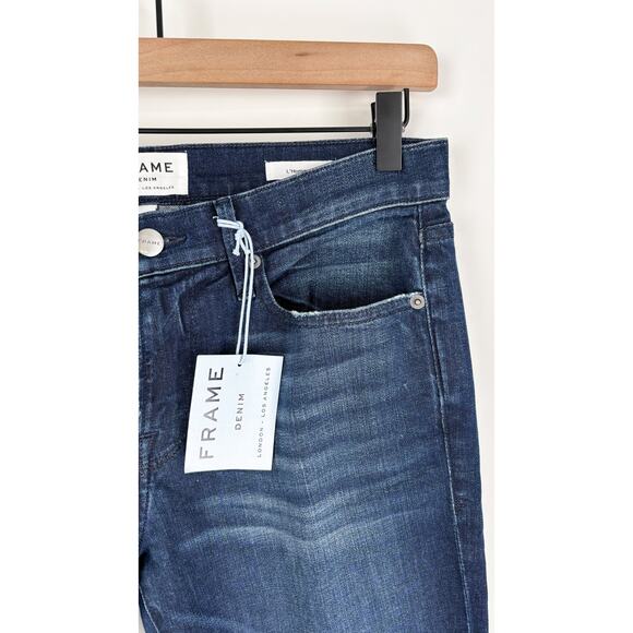 Frame L'Homme Mid Rise Slim Fit Denim Jeans Cabrillo Mens Size 30x33 New Stretch - Picture 7 of 12
